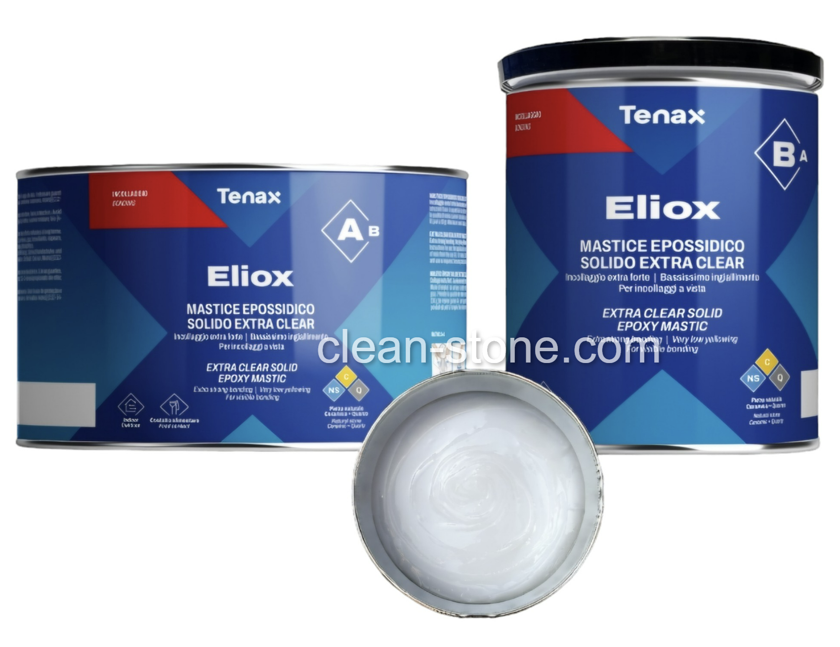 Епоксидний прозорий клей ELIOX (A+B) (1,5+0,75 л) 2,25кг TENAX