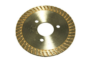 Алмазный отрезной диск турбо для  гранита, габбро d 80 мм